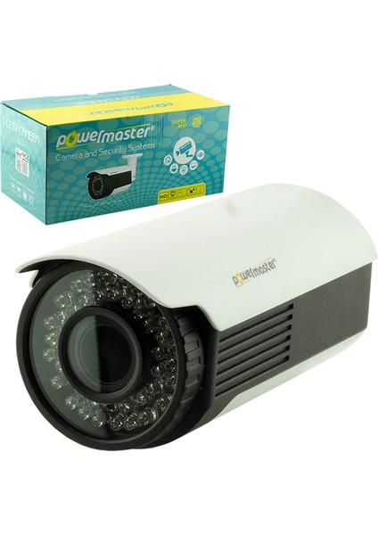 16845 2 Mp 2.8-12 mm Varıfocal 42 LED Ahd Bullet Metal Kasa Kamera