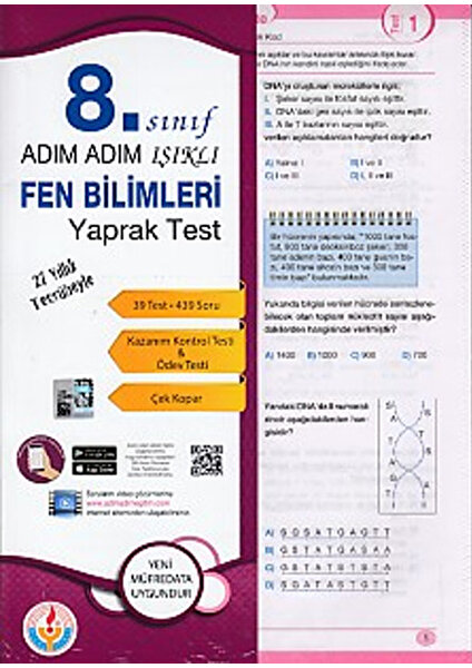 Bilal Işıklı Yayınları Fen Bilimleri 8. Sınıf Yaprak Test