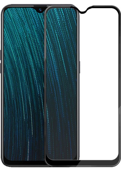 Oppo Ax7 Tam Kaplayan Temperli Ekran Koruyucu Cam