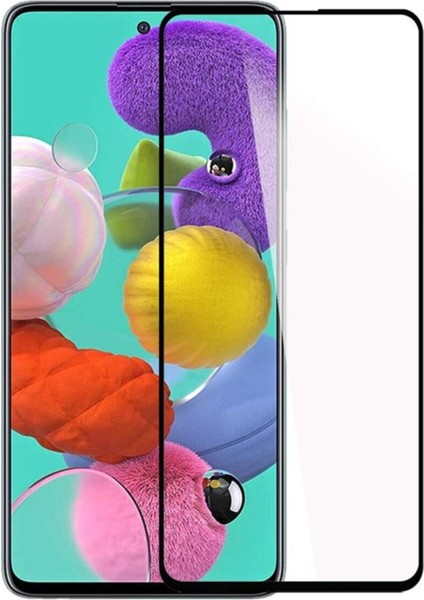 Samsung Galaxy A51 Tam Kaplayan Temperli Ekran Koruyucu Cam