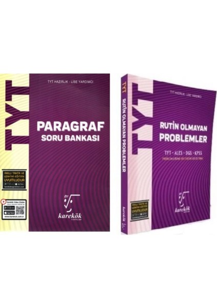 TYT Paragraf Soru Bankası Rutin Olmayan Problemler
