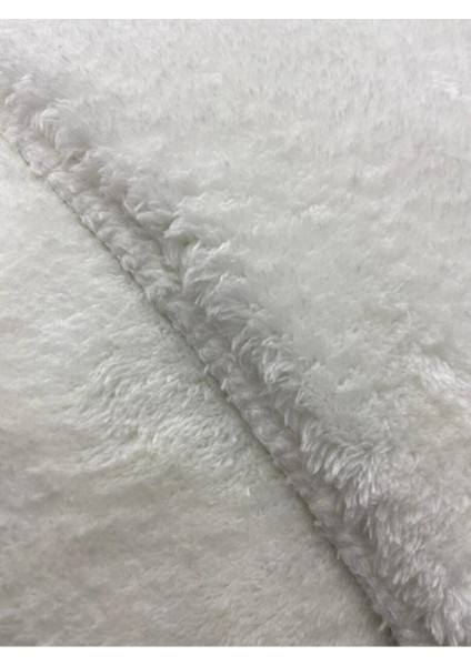 Post Peluş Beyaz Kaymaz Taban Halı - Yolluk Özel Ölçü Kesme indirimleri