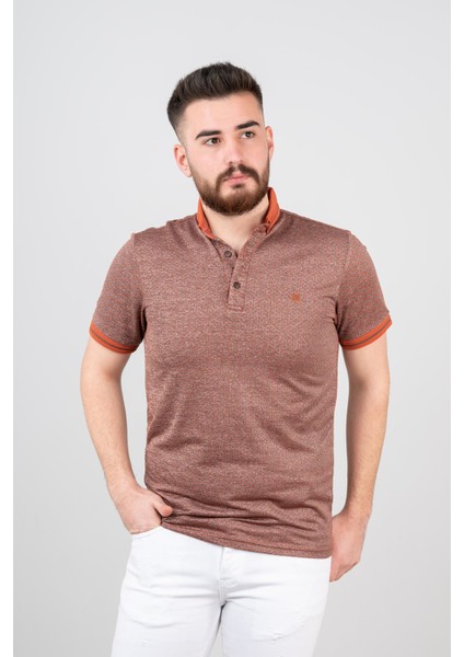 Slimfit Erkek Yakalı T-Shirt