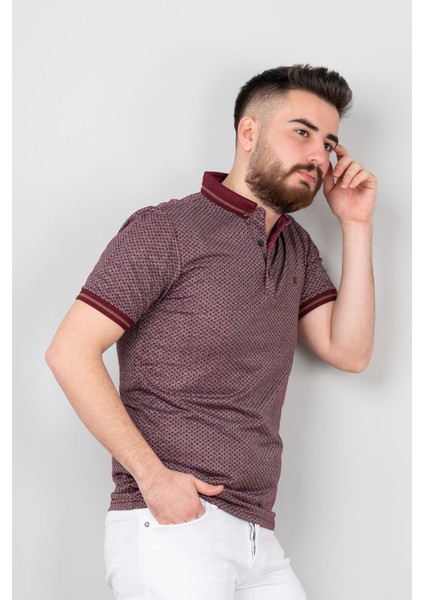 Slimfit Erkek Yakalı T-Shirt