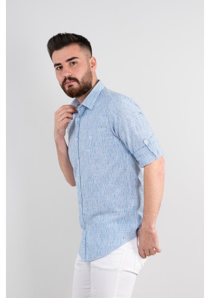 Slimfit Yazlık Erkek Gömlek