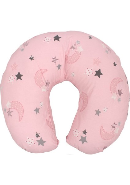 Bebek Emzirme ve Oturma Yastığı (Pembe Hilal)