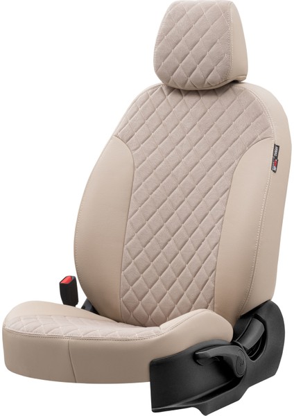 Alfa Romeo 147 2001-2009 Özel Üretim Koltuk Kılıfı Madrid Design Tay Tüyü Bej fiyatları