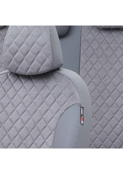 Hyundai I20 2014-Sonrası Özel Üretim Koltuk Kılıfı Madrid Design Tay Tüyü Füme modelleri