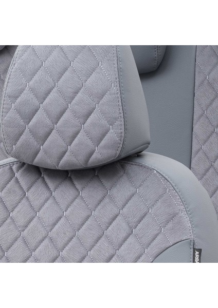 Nissan Qashqai 2014-Sonrası Özel Üretim Koltuk Kılıfı Madrid Design Tay Tüyü Füme