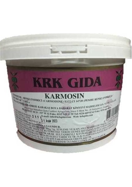 Pembe Gıda Boyası 1 kg