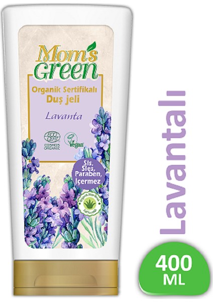 Organik Sertifikalı Duş Jeli - Lavantalı 400 ml