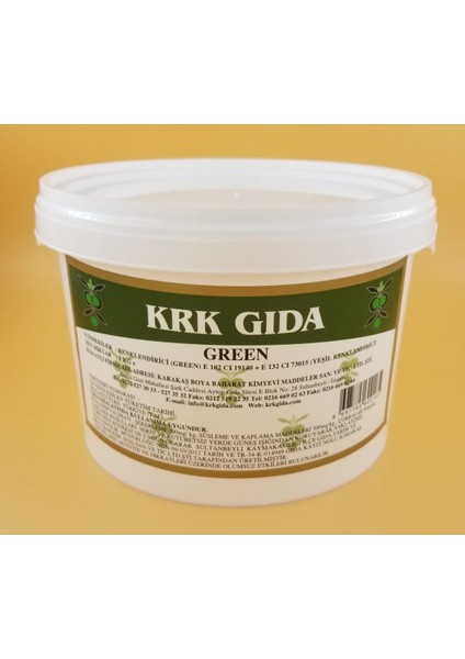 Gıda Boyası Yeşil 1 kg