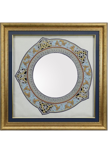 EL İŞÇİLİĞİ AYNALI TABLO 93*93 cm - 5278