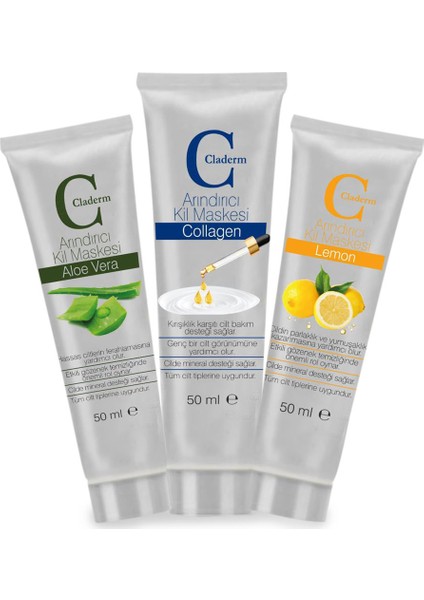 50ML 3'lü (Aloe Vera-Collagen-Lemon) Avantaj Paketi