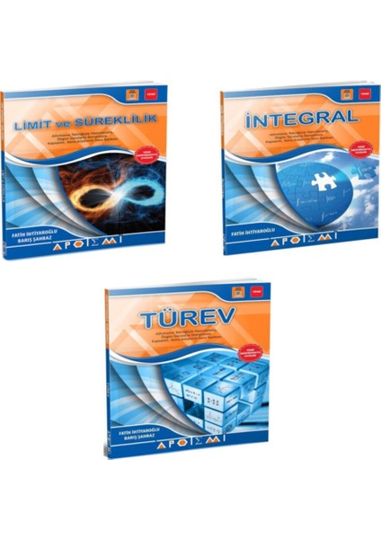 Limit ve Süreklilik + Integral + Türev 3'Lü Set