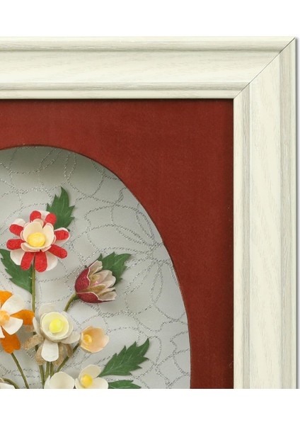 EL İŞÇİLİĞİ ÇİÇEK BUKETİ TABLO 42 x 33 cm - 5261