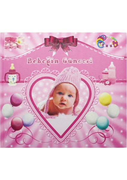 Bebeğin Güncesi Bebek Baskılı Pembe