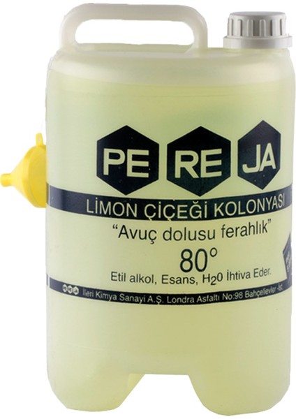 Pereja Limon Kolonyası 5 Litre
