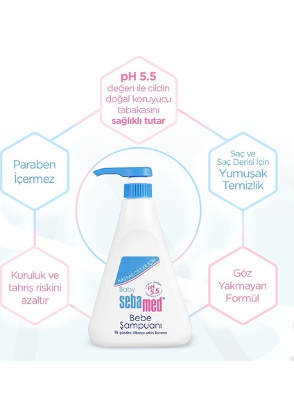 Bebek Şampuanı 500ML Pompalı (4 Lü Set)