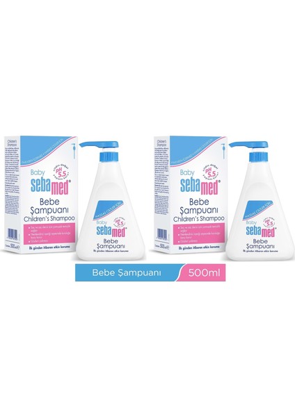 Bebek Şampuanı 500ML Pompalı (2 Li Set)
