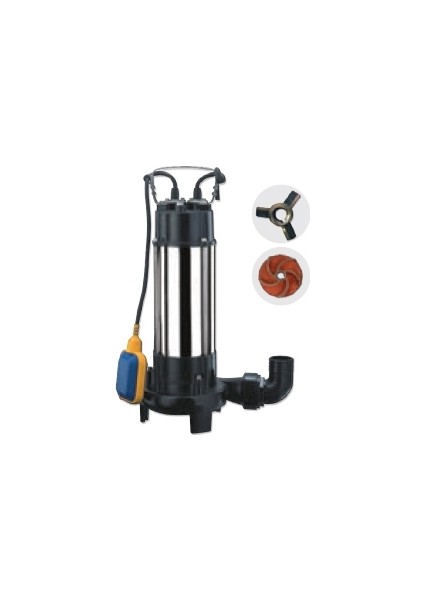 Impo V1300DF Bıçaklı Pis Su Pompası 1,8 Hp