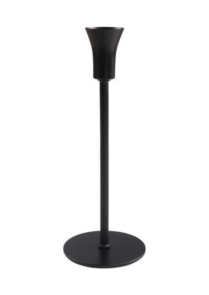Tıffany Siyah Mumluk 18CM