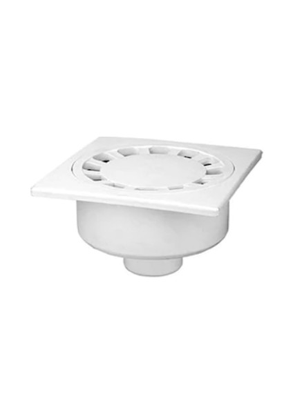 Plastik Yer Süzgeci 10*10 50 (Alttan Çıkışlı)