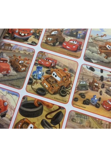 English Race Time Ingilizce Eğitim Seti (Disney English Fun Wıth Cars İngilizce Türkçe Hikaye Seti 8 Kitap+1 cd+144 Çıkartma)