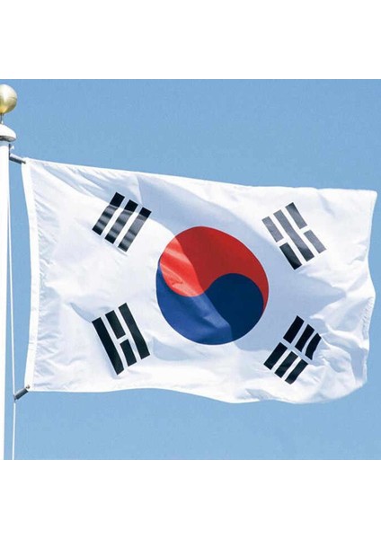 Güney Kore Gönder Bayrağı Raşel Kumaş 70 x 105 cm