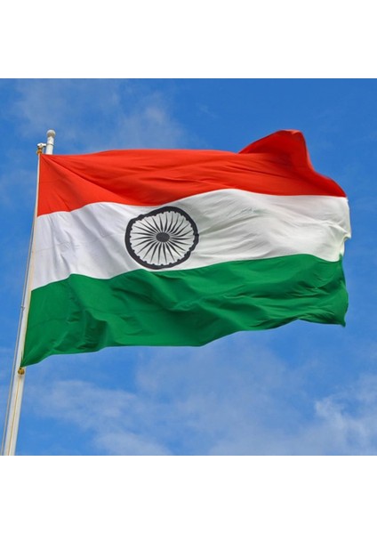 Hindistan Gönder Bayrağı Raşel Kumaş 50 x 75 cm
