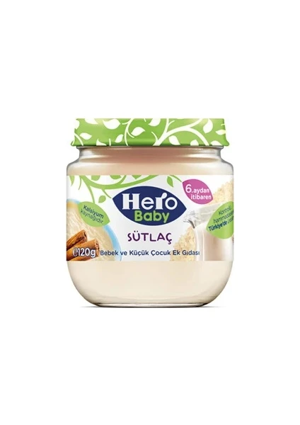 Hero Baby Sütlaç Kavanoz Mama 120 G x 6 Adet