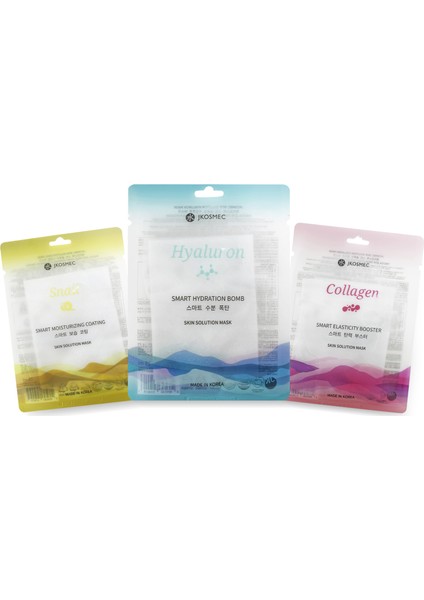 Solution Snail Mask -Solution Hyaluron-Solution Collagen