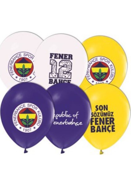 Hayaller Dükkanı Balon Baskılı Lisanslı 12 Inc 4+1 Fenerbahçe PK:100