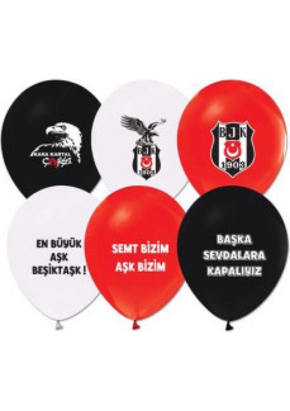 Balon Baskılı Lisanslı 12 Inc 2+1 Beşiktaş PK:100