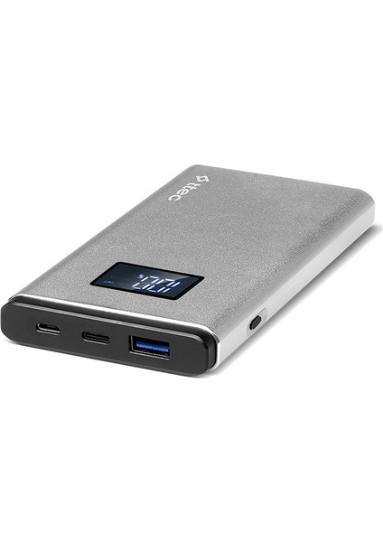 AlumiSlim LCD QC 3.0 10000mAh Taşınabilir Şarj Aleti
