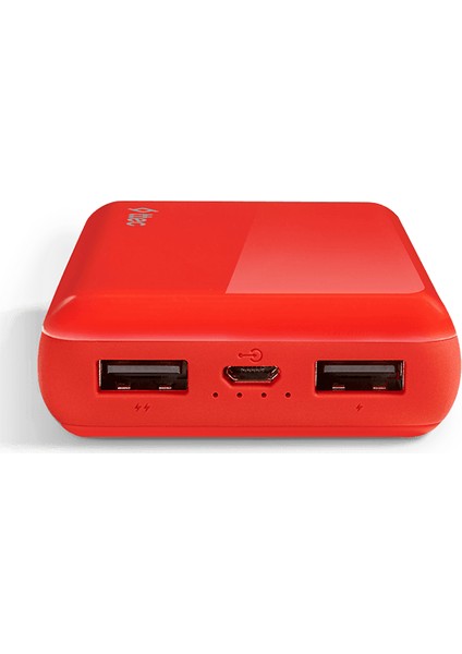 ReCharger 10000mAh Taşınabilir Şarj Aleti - Kırmızı