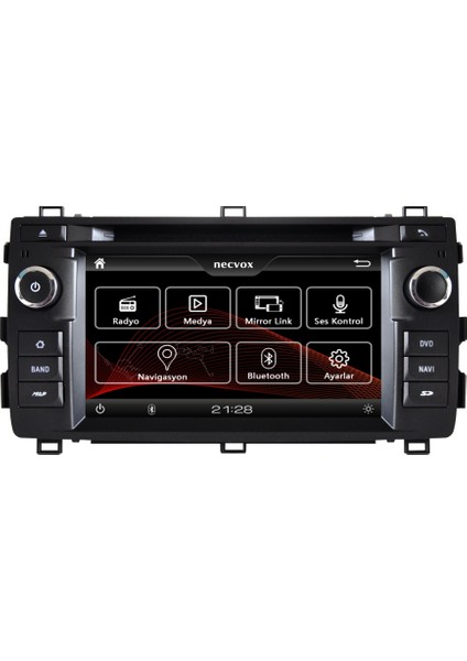 Toyota Aurıs Necvox Dva-S 9980 Navigasyon*dvd*bluetoth*hd Kamera