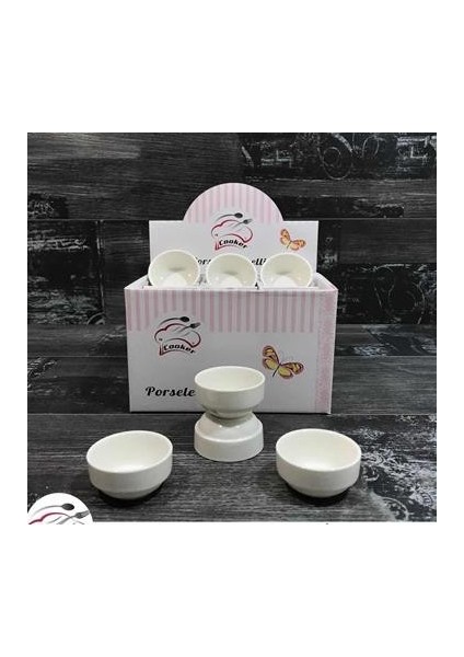 Ckr2717 Porselen Reçellik 6 Lı