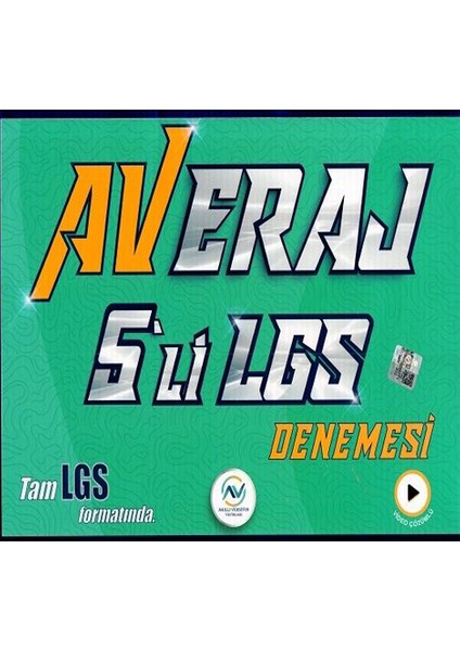 Av Akıllı Versiyon Yayınları 8. Sınıf LGS 5 li Averaj Deneme