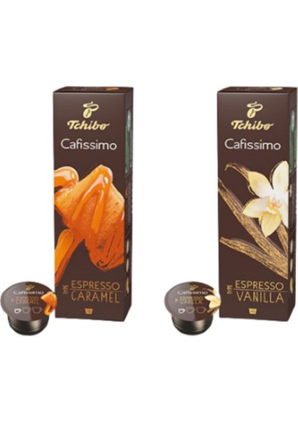 Caramel + Vanilya Kapsül Kahve 2 x 10'lu