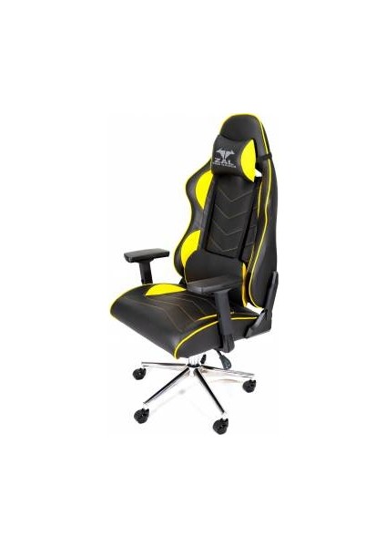 Zal - Monza Yellow Pro Gamer Üst Seviye Oyuncu Koltuğu Yarış Koltuğu E-Spor Koltuğu