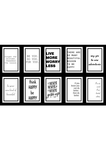 Motto Poster 10 x 15 cm