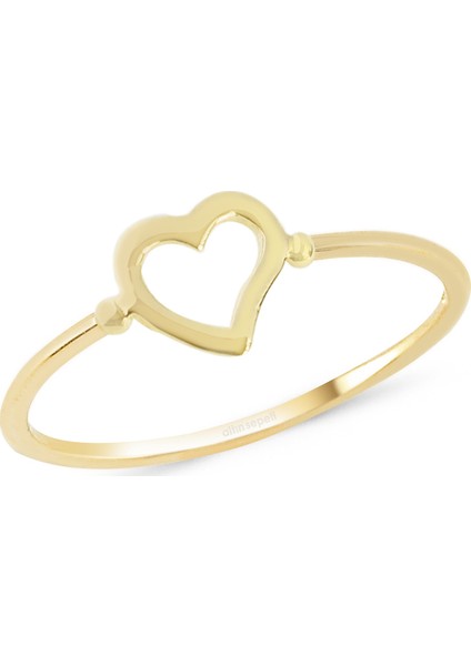 Altınsepeti Altın Kalp Yüzük AS15YZ