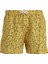 Cepli Desenli Sarı Erkek Şort Mayo 5