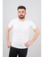 Extra Slimfit Sıfır Yaka Dokulu Erkek T-Shirt 1