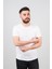 Extra Slimfit Sıfır Yaka Dokulu Erkek T-Shirt 3