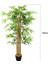 Yapay Bambu Ağacı Ekstra Doğal Görünüm Siyah Saksılı 6 Dallı 150CM 3