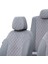 Volkswagen Transporter T-4 1992-2003 4+1 (5 Kişi) Özel Üretim Koltuk Kılıfı Madrid Design Tay Tüyü Füme 4
