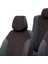 Store Volkswagen Passat 2005-2010 B6 Özel Üretim Koltuk Kılıfı Madrid Design Tay Tüyü Siyah - Kırmızı 4
