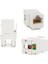 Hq Speed RJ45 Cat6 180 Derece Keystone Jack 1